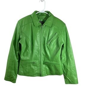Wilson Thinsulate Genuine Leather Zip-Up Jacket